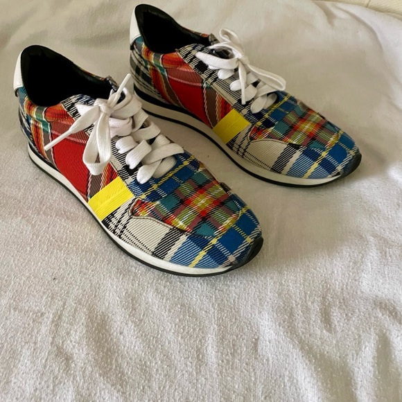 Burberry A L F AMELIA TARTAN SINK ACHLY SNEAKERS - Picture 4 of 10